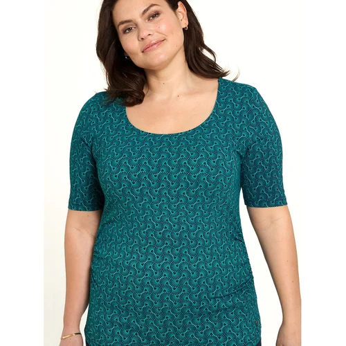 Tranquillo Green Patterned T-Shirt - Women