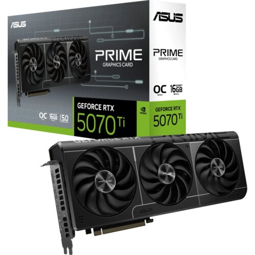Asus Grafična kartica Prime GeForce RTX 5070 Ti, 16GB GDDR7, PCI-E 5.0 PRIME-RTX5070TI-O16G Cene