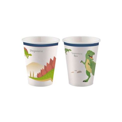 Amscan CASA 250 ML DINOSAUR 8 KOM Slike