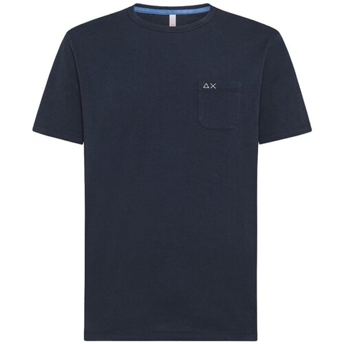 Sun68 muŠka majica t-shirt round solid pocket s/s Cene