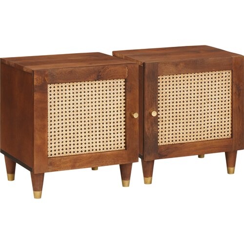 VidaXL Noćni ormarići 2 pcs 40 x 33.5 x 46 cm Slike