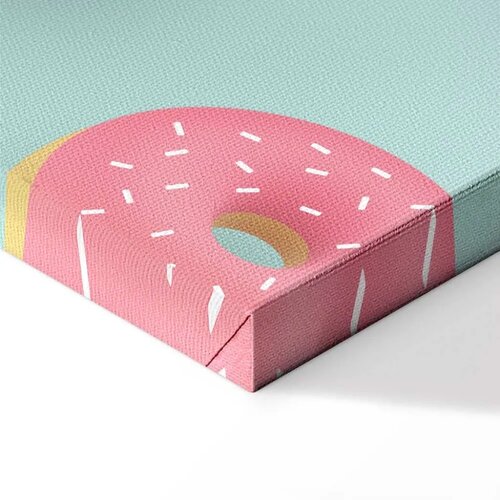  Slika - Pastel Donuts (1 Part) Vertical 40x60 Na talijanskom platnu Slike