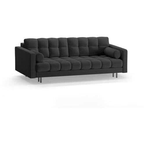 Cosmopolitan Design Temno siva raztegljiva sedežna garnitura s prostorom za shranjevanje 222 cm Bali &amp;ndash; Slike