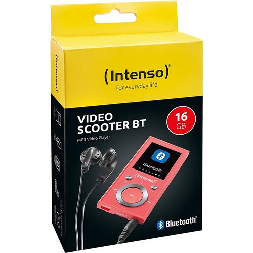 Intenso MP3 predvajalnik Video Scooter BT 16GB - roza Slike