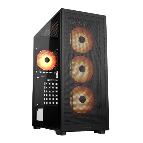 Cougar mx220 RGB PC Case, Mid Tower, Black ( CGR-2AC8B-RGB ) Cene