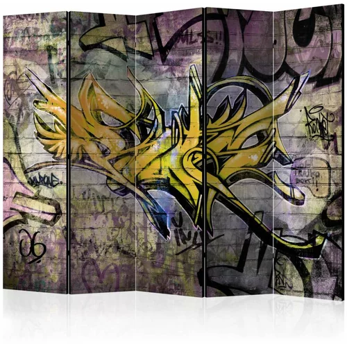  Paravan u 5 dijelova - Stunning graffiti II [Room Dividers] 225x172
