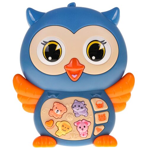 Interaktivna igračka Sova sa zvučnim efektima - plava Slike