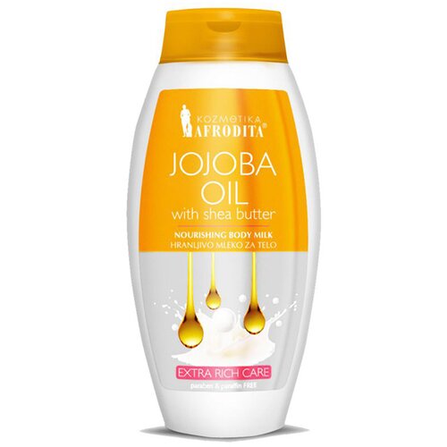 Afrodita Cosmetics jojoba oil hranljivo mleko za negu tela 250ml Cene