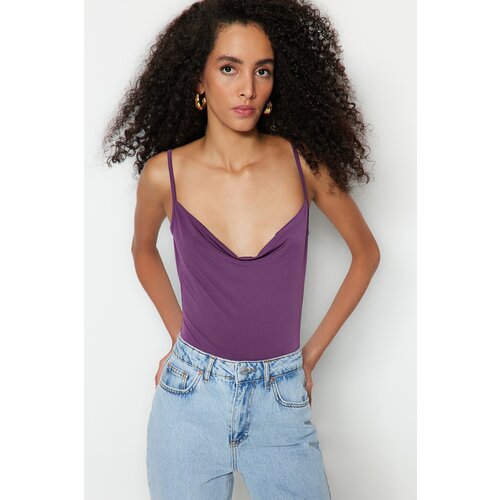 Trendyol Bodysuit - Purple - Slim Cene