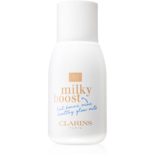 Clarins Milky Boost mlijeko za toniranje za ujednačavanje tena lica nijansa 03 Milky Cashew 50 ml Slike
