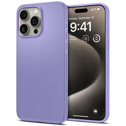 Spigen Za&amp;scaron;čitna torbica za iPhone 15 Pro Max Thin Fit vijolična, (21521811) Slike