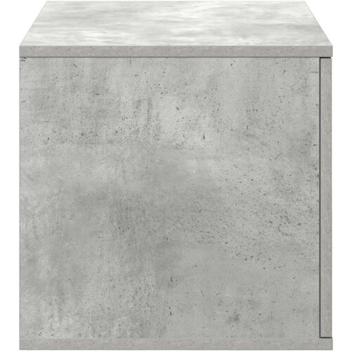 Kabinet za pohranu Betonski Sivi 127x41x40 cm Inženjerski Drvo Slike