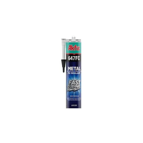 Akfix 647FC PU zaptivna masa za metal crna 310ml Cene
