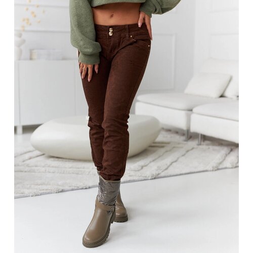 Gemre Brown Patterned Lévesque Trousers Cijene
