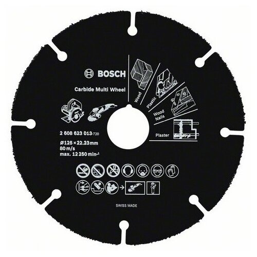 Bosch Rezna ploča za drvo Carbid Multi Wheel 125mm Bosch Slike