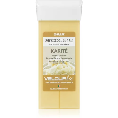 Arcocere Professional Wax Karité vosak za epilaciju roll-on zamjensko punjenje 100 ml