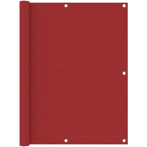 vidaXL balkonski zastor crveni 120 x 300 cm od tkanine Oxford Cijene