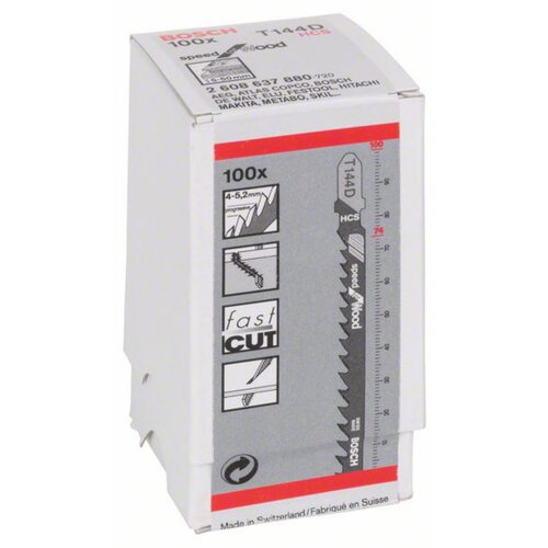Bosch List ubodne pile T 144 D, ravni rez Slike