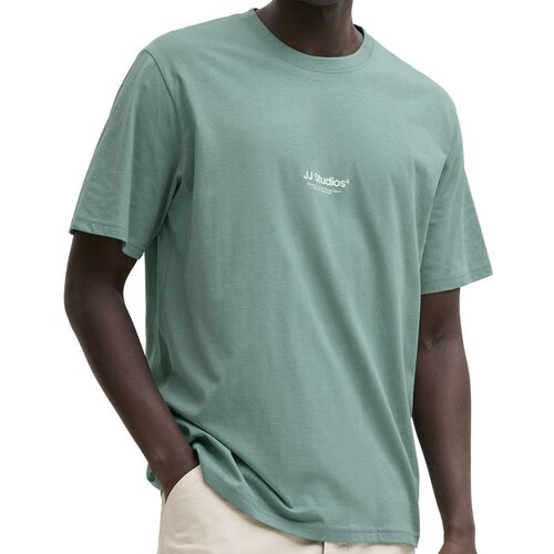 Jack &amp;amp; Jones Mu&amp;scaron;ka majica Jorhyeres Back Element Tee Ss Crew, Plava Slike