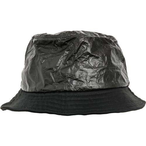 Flexfit Crumpled paper hat black Slike