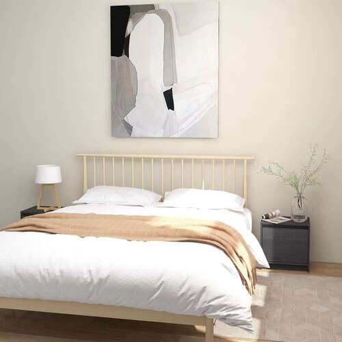  Noćni ormarići 2 kom sivi 40 x 30 5 x 40 cm od masivne borovine Slike