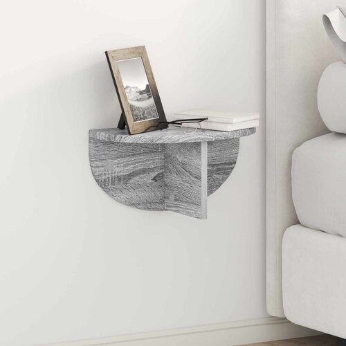  Polica na zidu Siva Sonoma 38 x 19 x 19 cm Konstruirano drvo Cijene