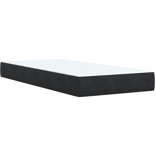 Box spring krevet s madracem crni 80 x 200 cm bar&amp;scaron;unasti Slike