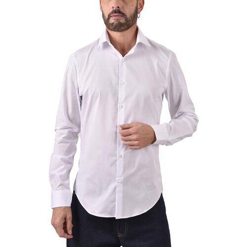 Calvin Klein Jeans Srajce z dolgimi rokavi LV019EU000 Bela Slike