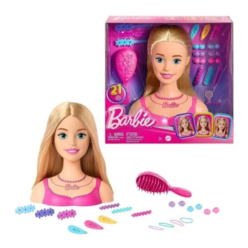 Mattel igračka lutka Barbie glava za stiliziranje HMD88 Slike