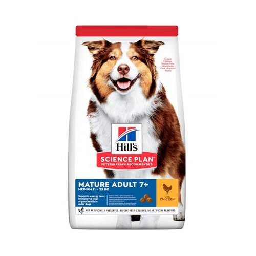 Hills Science Plan hrana za pse Mature Adult 7+ Medium Piletina 14kg Cene
