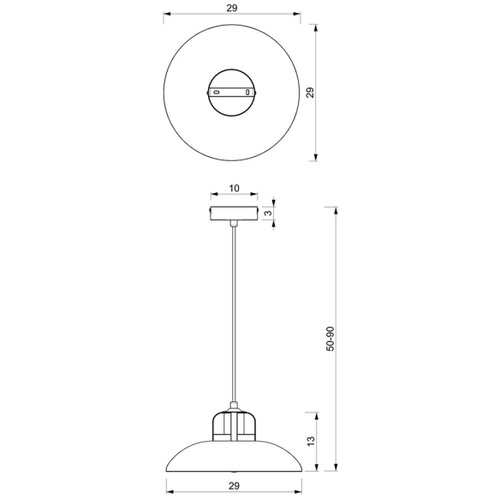  Luster na sajli FELIX 1xE27/60W/230V bela Slike