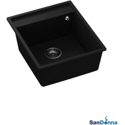 Sandonna Granitna sudopera EMMA 49x49cm Crna mat Cene
