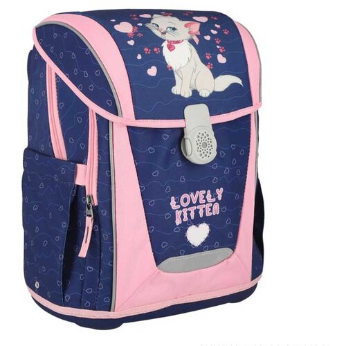 Spirit Anatomski ranac za &amp;scaron;kolu Easy-Go Lovely Kitty 49x21x40cm plava roze Slike
