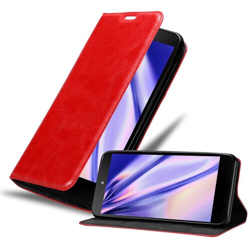 Cadorabo Ohišje, združljivo z LG Google NEXUS 5 v rdeče jabolko - Zaščitni ovitek z magnetnim zapiranjem, stoječo funkcijo in režo za kartice, (20549520) Cene