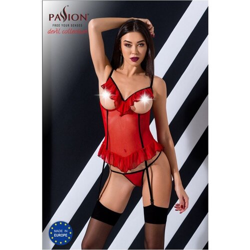 Passion 2020 Korzet Passion Cherry Red-rdeča-s/m Cene