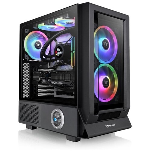 Thermaltake Ceres 350 MX Mid Mid Tower Case, ATX, Black, 2x 140mm ARGB fans, 1x 140mm fan Slike