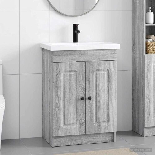  Set namje&scaron;taja za kupaonicu Siva Sonoma 78,5 x 37,5 x 81 cm Cijene
