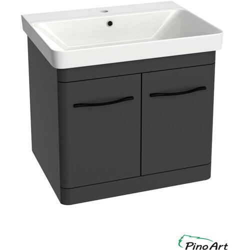 Pino Art lavabo sa ormarićem luxor v antracit 60,5cm 1019 Slike