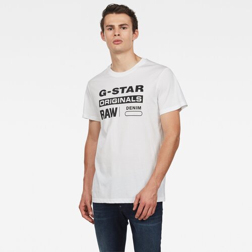 G-star T-Shirt - Graphic 8 r t ss white Slike