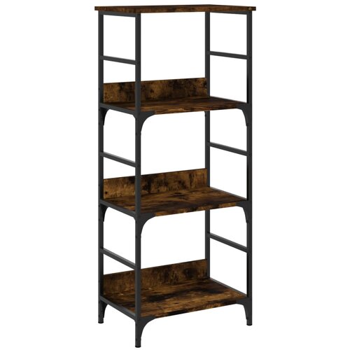 Maison Chic Knjižna omara - Knjižna polica - Knjižni regal dimljen hrast 50x33x117,5 cm inženirski les, (21722974) Cene