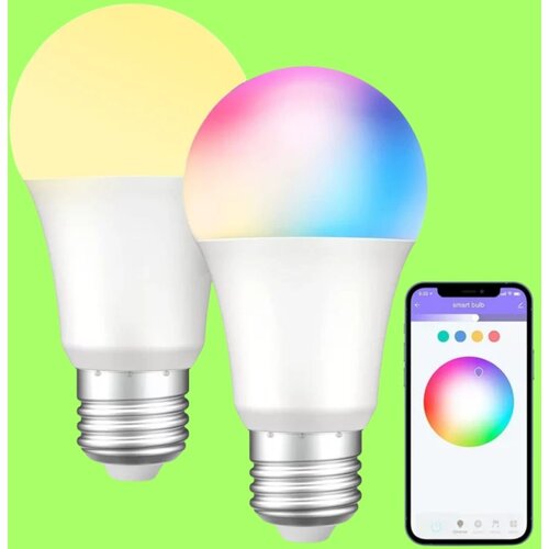 Alex pametne wifi žarnice E27 led rgb &amp;ndash; komplet 2 kosov Slike