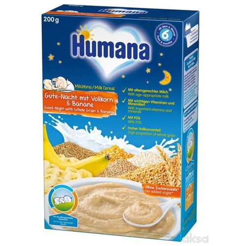 Humana ML. INS. KAŠA ZA L. NOĆ ŽIT. I BANANA 200G Cene