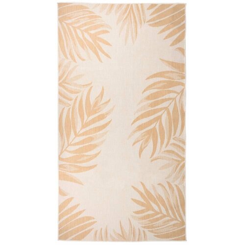 vidaXL zunanja preproga ploščato tkanje 80x150 cm vzorec listov Cene