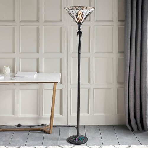  Endon 63933 - Stojeća lampa Tiffany ASTORIA 1xE27/60W/230V, prečnik 40 cm Slike