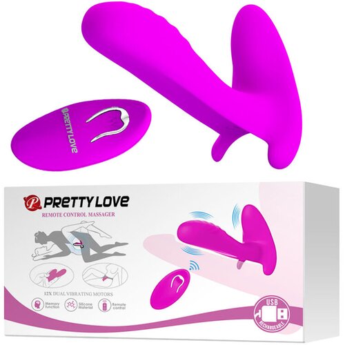  Vibrator za parove Pretty love, 10cm, Ružičasti Slike