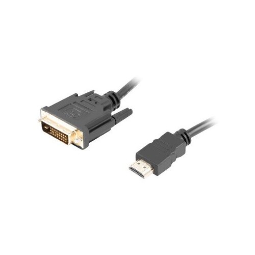 Lanberg Kabel hdmi macho dvi macho 24+1 1,8m dvojna povezava zlato 4K, (21091031) Cene
