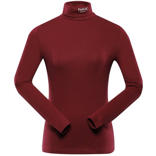 NAX Women&amp;#039;s long-sleeved turtleneck BERWA port wine Slike
