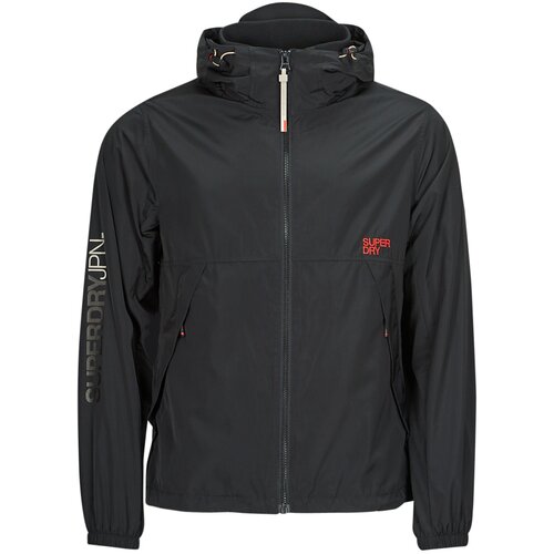 Superdry HOODED WINDBREAKER JKT Crna Slike