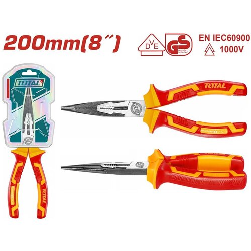 TOTAL TOOLS TOTAL Izolovana špicasta klešta 200mm THTIP2381 Slike