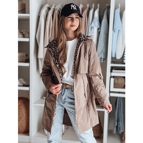 DStreet Kurtka damska przejściowa parka FERISSA khaki Slike